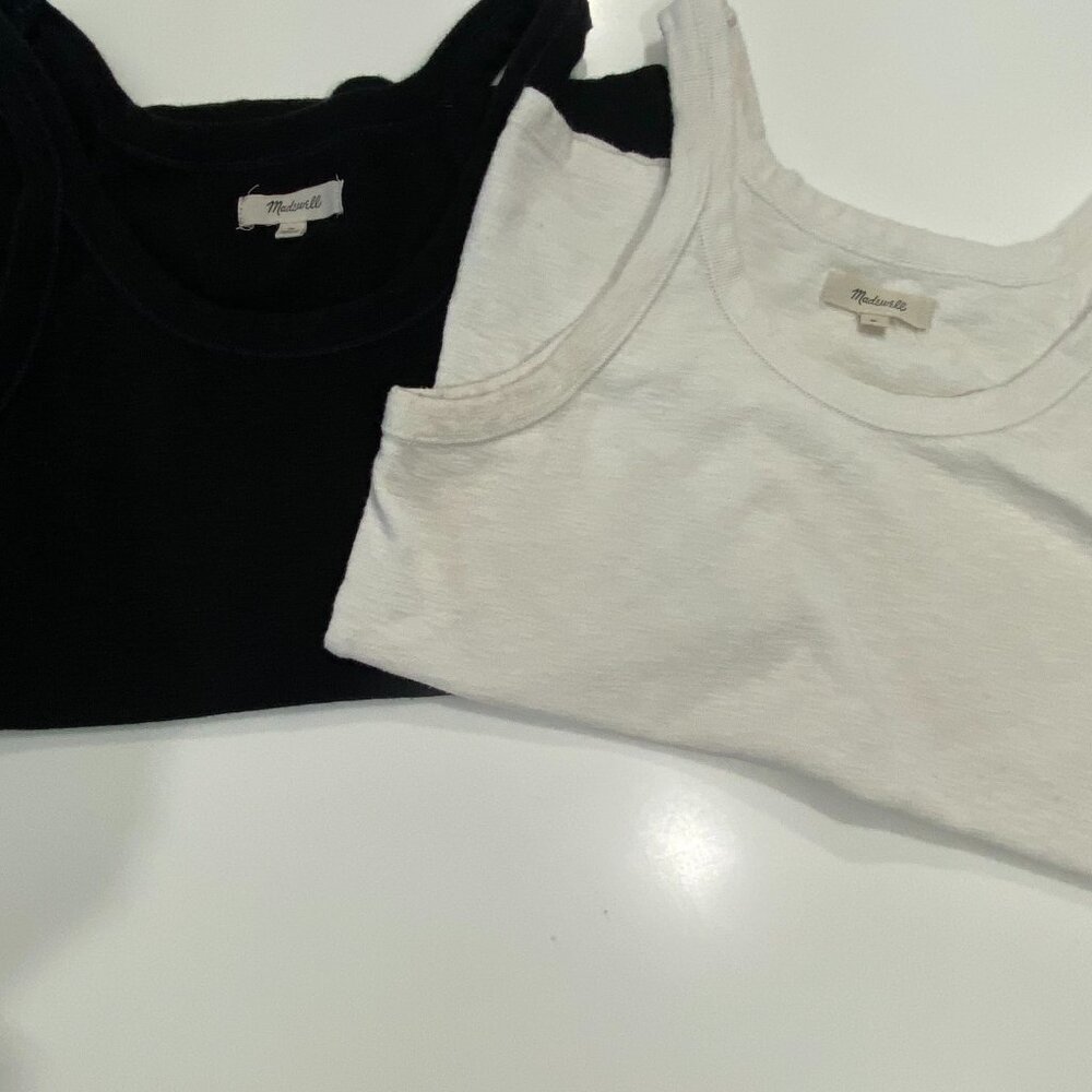 Madewell Fitted Tank Top - M - Picture 2 of 4